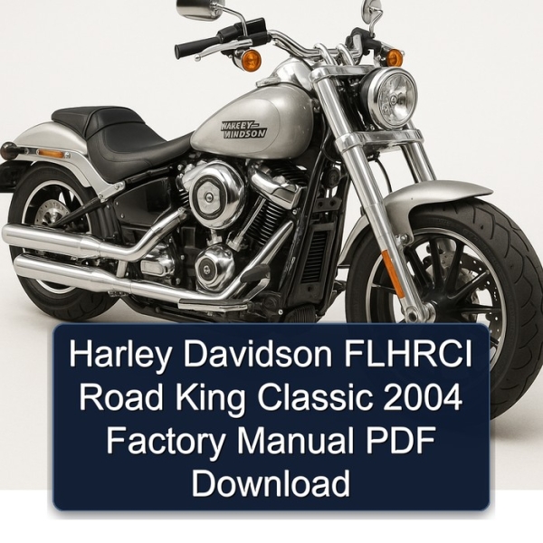 Harley Davidson FLHRCI Road King Classic 2004 Factory Manual PDF Download