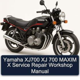 Yamaha XJ700 XJ 700 MAXIM X Service Repair Workshop Manual