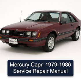 Mercury Capri 1979-1986 Service Repair Manual