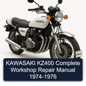 KAWASAKI KZ400 Complete Workshop Repair Manual 1974-1976