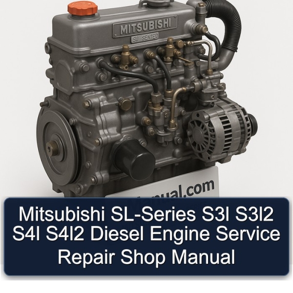 Mitsubishi SL-Series S3l S3l2 S4l S4l2 Diesel Engine Service Repair Shop Manual