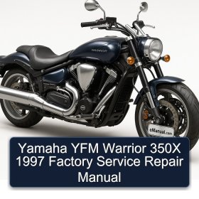 Yamaha YFM Warrior 350X 1997 Factory Service Repair Manual