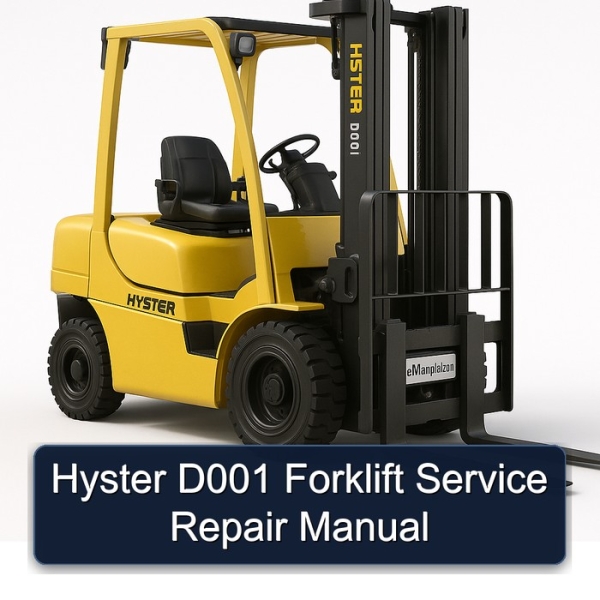 Hyster D001 Forklift Service Repair Manual