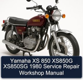 Yamaha XS 850 XS850G XS850SG 1980 Service Repair Workshop Manual
