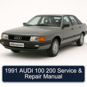 1991 AUDI 100 200 Service & Repair Manual