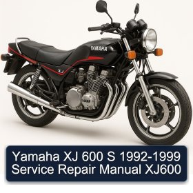 Yamaha XJ 600 S 1992-1999 Service Repair Manual XJ600