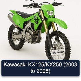 Kawasaki KX125/KX250 (2003 to 2008)