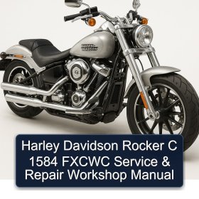 Harley Davidson Rocker C 1584 FXCWC Service & Repair Workshop Manual