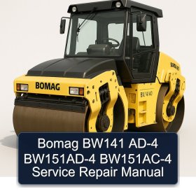 Bomag BW141 AD-4 BW151AD-4 BW151AC-4 Service Repair Manual