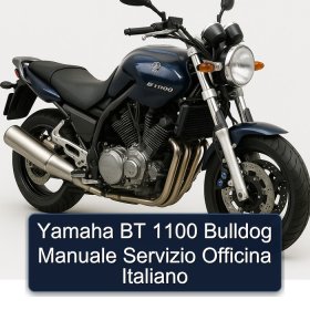 Yamaha BT 1100 Bulldog Manuale Servizio Officina Italiano