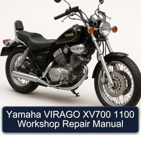 Yamaha VIRAGO XV700 1100 Workshop Repair Manual