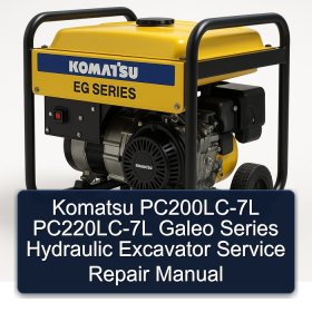 Komatsu PC200LC-7L PC220LC-7L Galeo Series Hydraulic Excavator Service Repair Manual