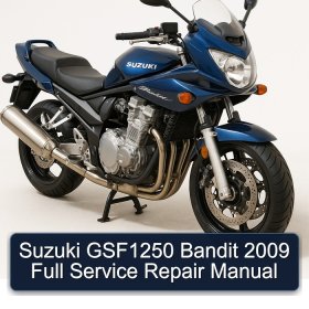Suzuki GSF1250 Bandit 2009 Full Service Repair Manual