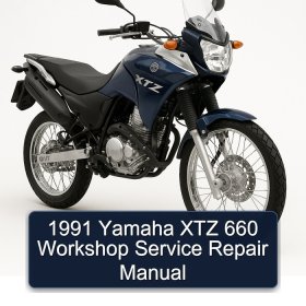 1991 Yamaha XTZ 660 Workshop Service Repair Manual