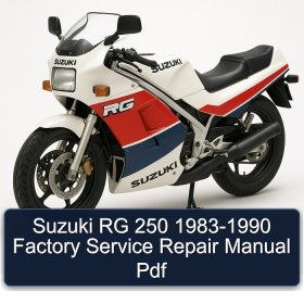 Suzuki RG 250 1983-1990 Factory Service Repair Manual Pdf