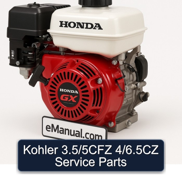 Kohler 3.5/5CFZ 4/6.5CZ Service Parts