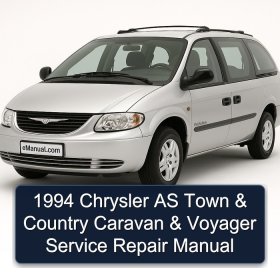 1994 Chrysler AS Town & Country Caravan & Voyager Service Repair Manual