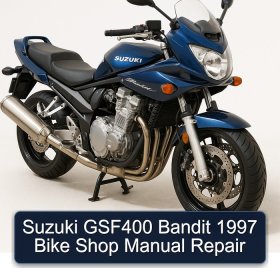 Suzuki GSF400 Bandit 1997 Bike Shop Manual Repair