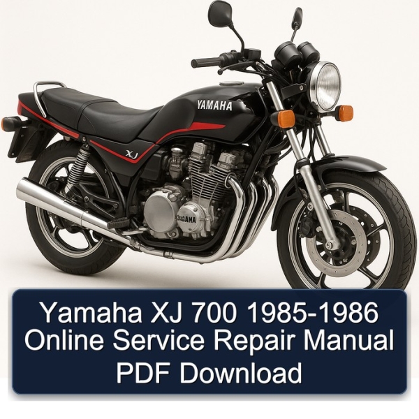 Yamaha XJ 700 1985-1986 Online Service Repair Manual PDF Download
