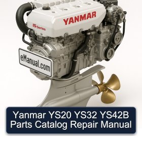 Yanmar YS20 YS32 YS42B Parts Catalog Repair Manual