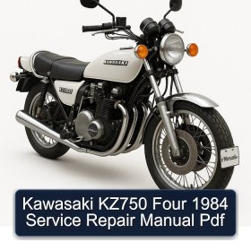 Kawasaki KZ750 Four 1984 Service Repair Manual Pdf