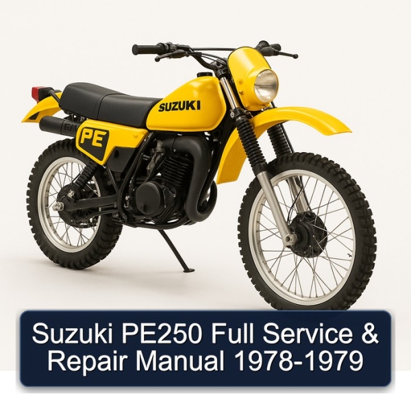 Suzuki PE250 Full Service & Repair Manual 1978-1979