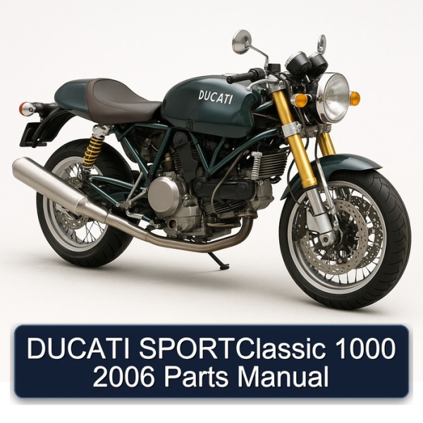 DUCATI SPORTClassic 1000 2006 Parts Manual