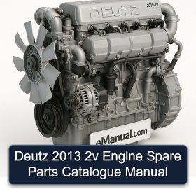 Deutz 2013 2v Engine Spare Parts Catalogue Manual
