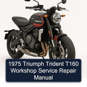 1975 Triumph Trident T160 Workshop Service Repair Manual