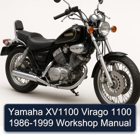 Yamaha XV1100 Virago 1100 1986-1999 Workshop Manual