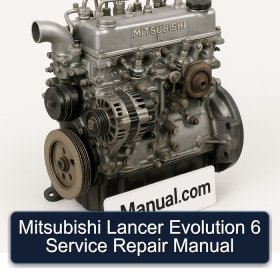 Mitsubishi Lancer Evolution 6 Service Repair Manual
