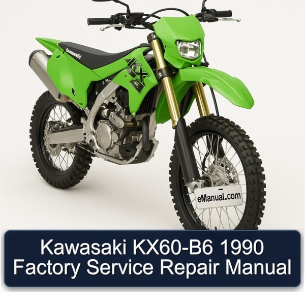 Kawasaki KX60-B6 1990 Factory Service Repair Manual