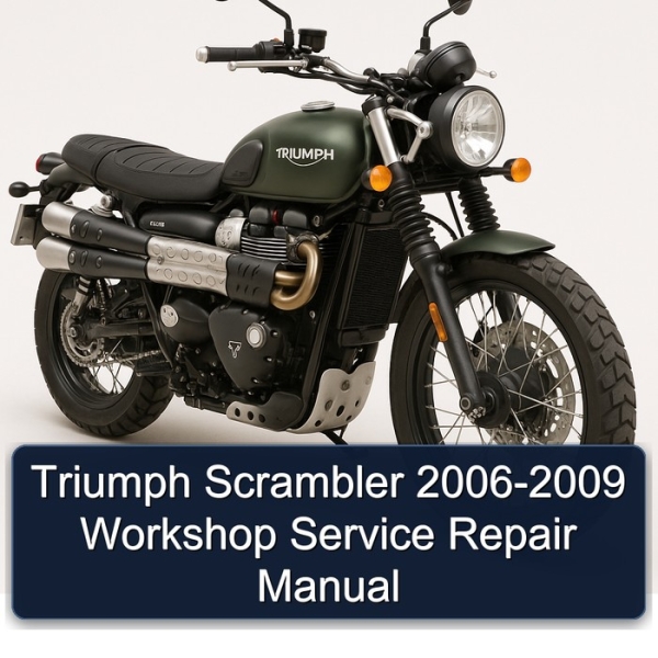Triumph Scrambler 2006-2009 Workshop Service Repair Manual
