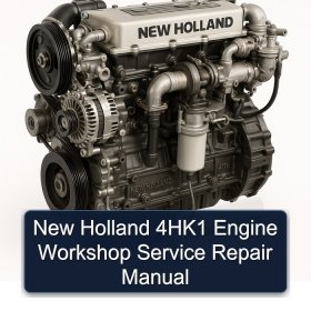 New Holland 4HK1 Engine Workshop Service Repair Manual