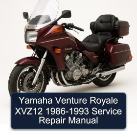 Yamaha Venture Royale XVZ12 1986-1993 Service Repair Manual