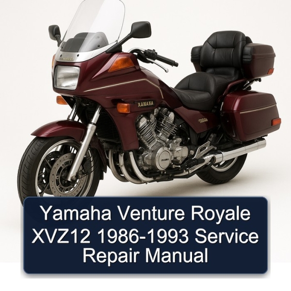 Yamaha Venture Royale XVZ12 1986-1993 Service Repair Manual