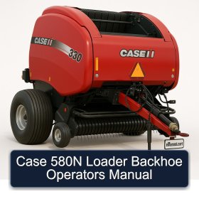 Case 580N Loader Backhoe Operators Manual