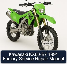 Kawasaki KX60-B7 1991 Factory Service Repair Manual