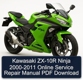 Kawasaki ZX-10R Ninja 2000-2011 Online Service Repair Manual PDF Download
