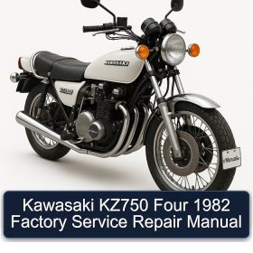 Kawasaki KZ750 Four 1982 Factory Service Repair Manual