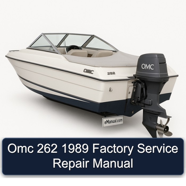 Omc 262 1989 Factory Service Repair Manual