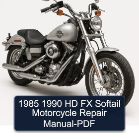1985 1990 HD FX Softail Motorcycle Repair Manual-PDF
