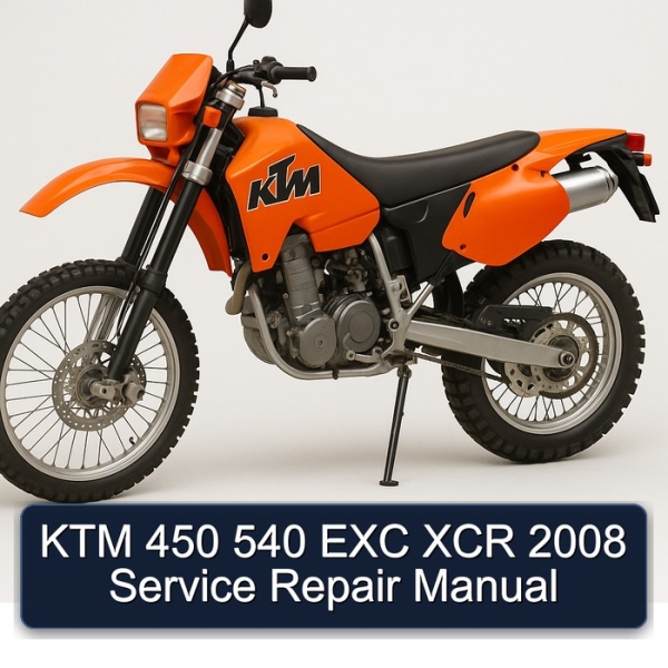 KTM 450 540 EXC XCR 2008 Service Repair Manual