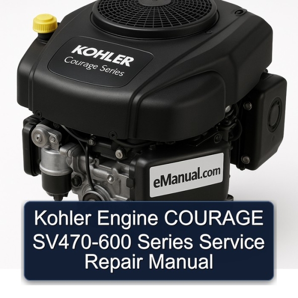 Kohler Engine COURAGE SV470-600 Series Service Repair Manual