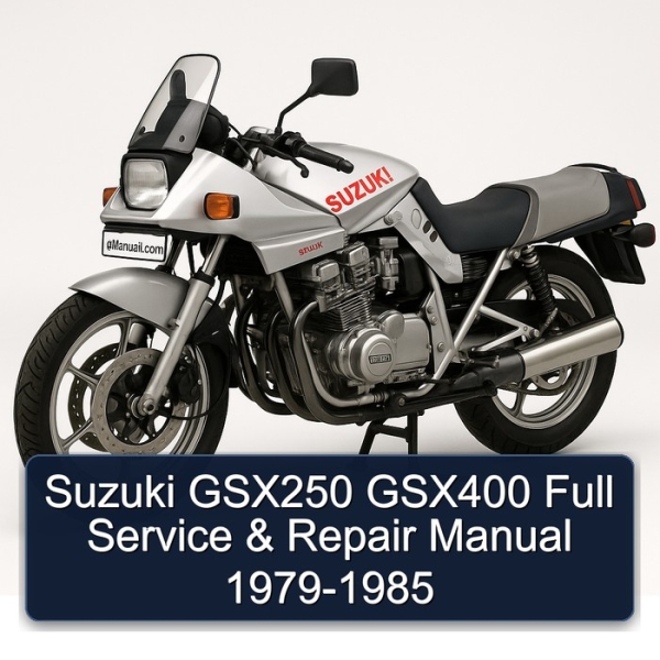 Suzuki GSX250 GSX400 Full Service & Repair Manual 1979-1985