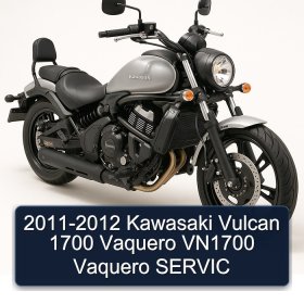 2011-2012 Kawasaki Vulcan 1700 Vaquero VN1700 Vaquero SERVIC