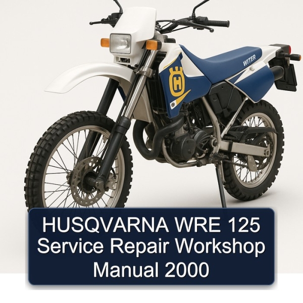 HUSQVARNA WRE 125 Service Repair Workshop Manual 2000