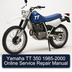 Yamaha TT 350 1985-2000 Online Service Repair Manual