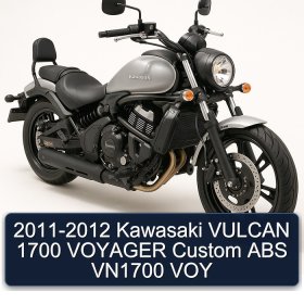 2011-2012 Kawasaki VULCAN 1700 VOYAGER Custom ABS VN1700 VOY