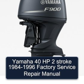 Yamaha 40 HP 2 stroke 1984-1996 Factory Service Repair Manual